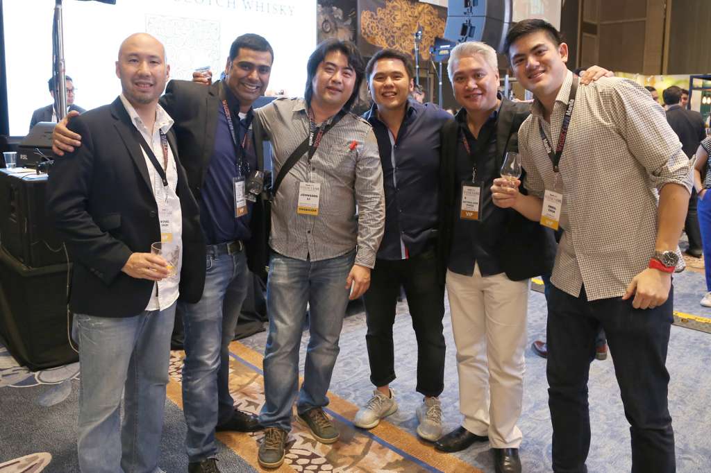 From Left- Micheak Chueh, Grand Cru Wines and Spirits’ Raj Sadhwani and Johnson Li, JV Cobankiat, Remy Cointeau's Joey Pineda, and Errol Chua.