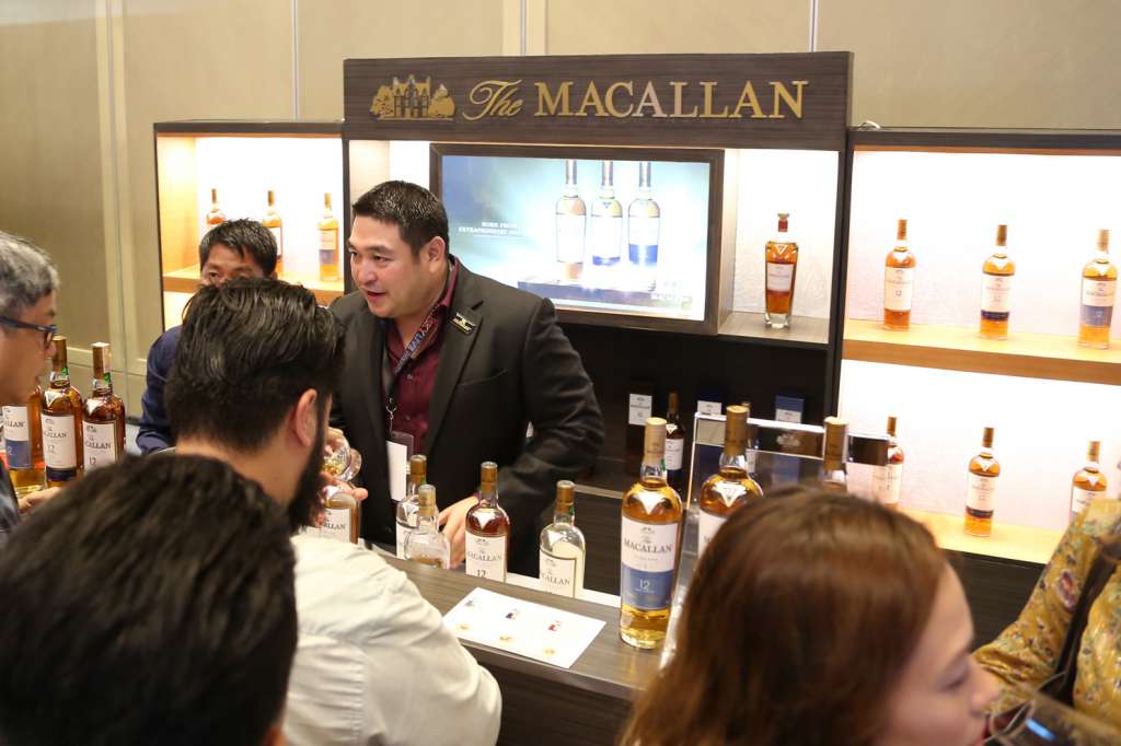 The Macallan booth